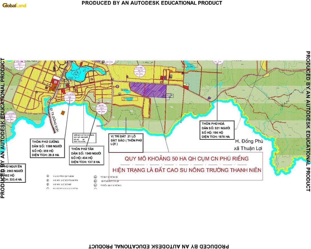 Tập đoàn gland cần bán dự án đất nền tại Bình Phước